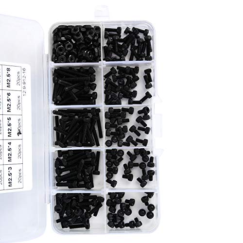 High Strength 12.9 Grade Alloy Steel Hex Socket Head Bolts and Nuts Set - Professional Fastener Kit for DIY, Automotive, Machinery & Construction Projects