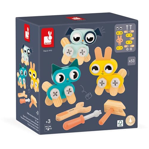 DIY Small Animal Craft Kit for Kids - Fun & Creative Brico Toys for Children's Art Projects, Birthday Gifts & Classroom Activities