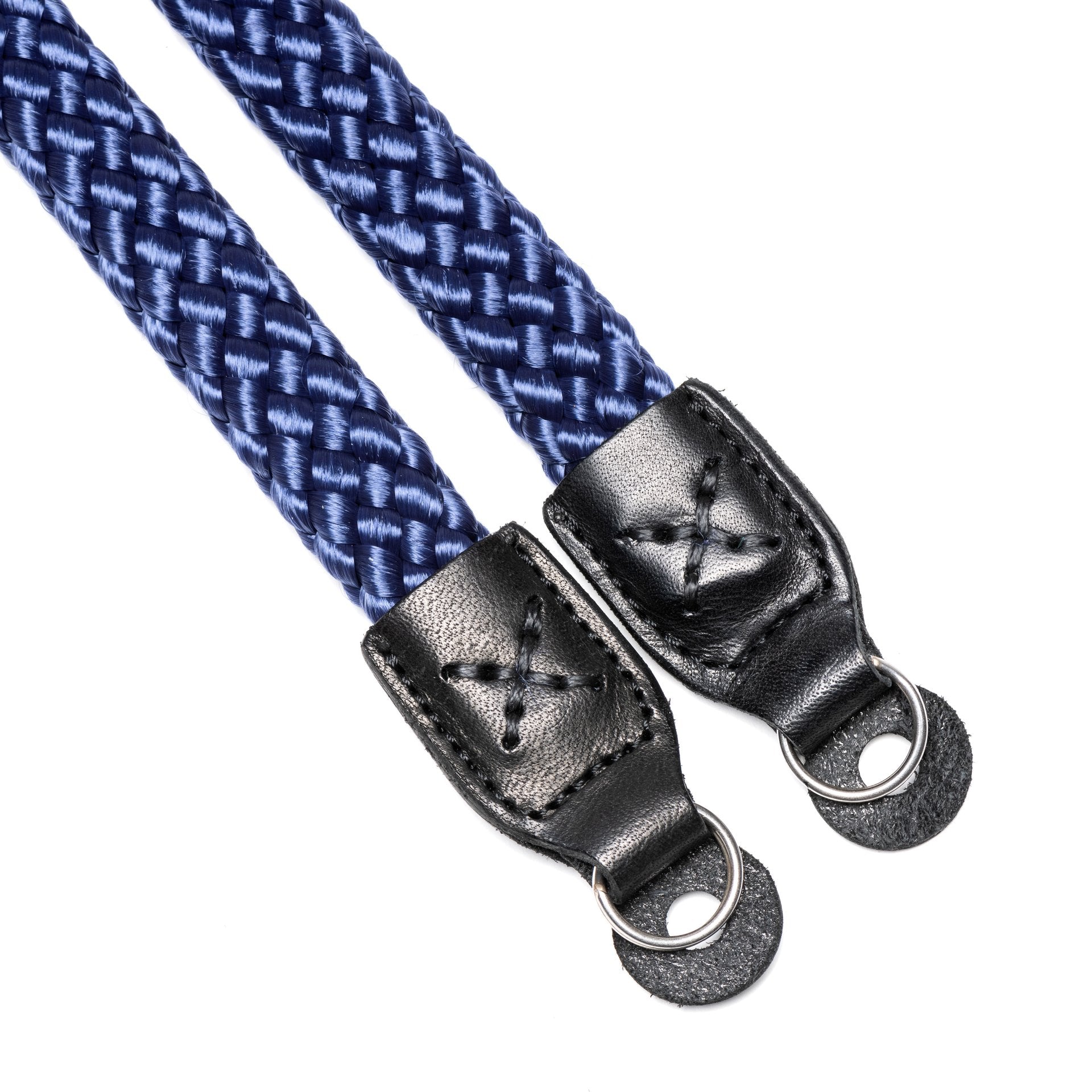 Premium Cooph Braided Camera Strap with Split Ring - 49.2 Inch (125cm) Navy Blue - Durable & Comfortable DSLR Neck Strap for Nikon, Canon, Sony Cameras - Perfect for Travel, Photography & Outdoor Adventures