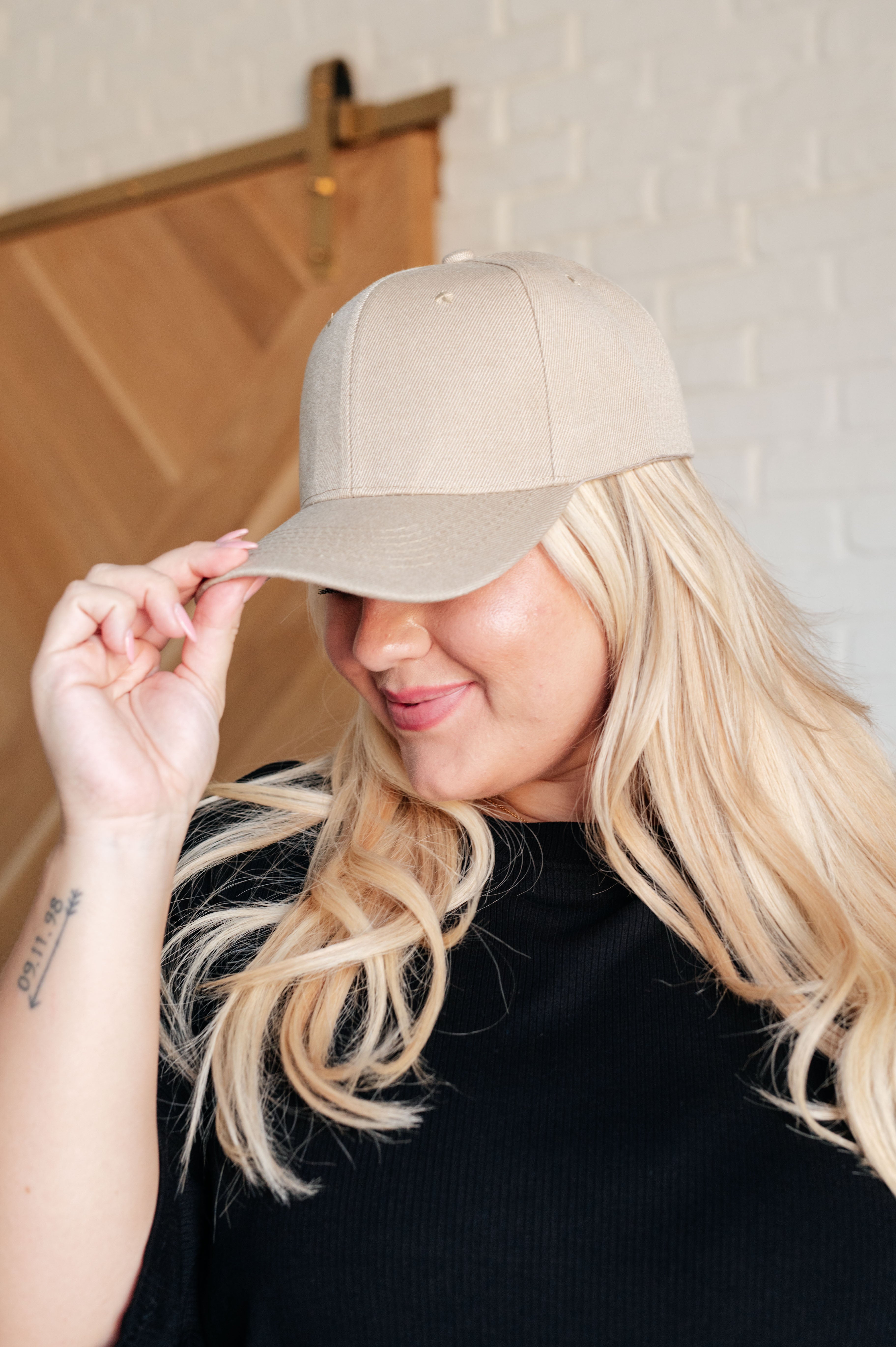Basic Babe Khaki Baseball Cap for Women - Stylish Casual Hat for Outdoor Activities, Sports & Everyday Wear