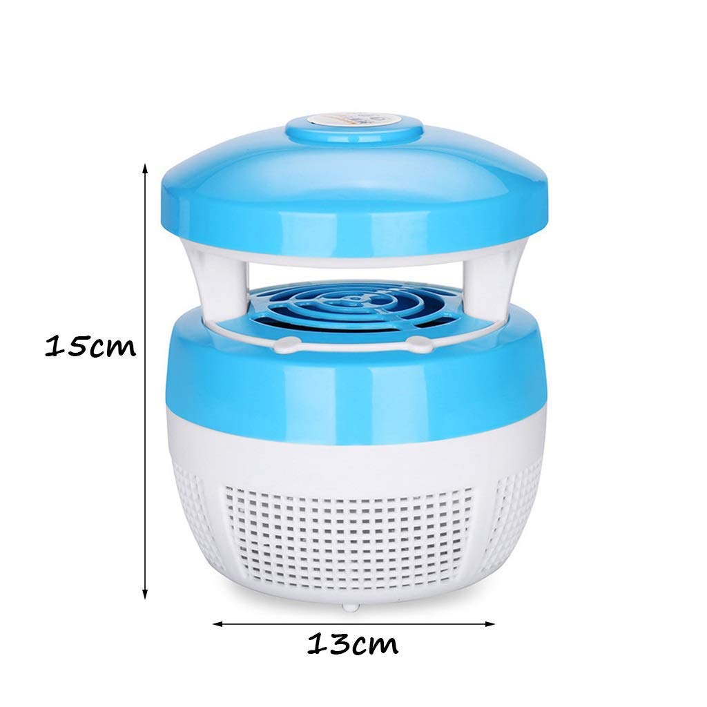 ZAKSEM USB Mosquito Killer Lamp - Safe & Silent Bug Zapper for Home, Bedroom, Nursery, Dorm - Non-Toxic Mosquito Trap with No Radiation - Perfect for Babies, Pregnant Women & Kids | Indoor Pest Control Solution for Nighttime Protection