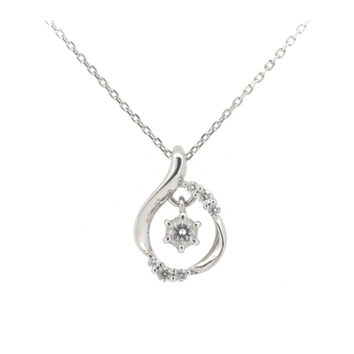 4°C Diamond Necklace PT995 Platinum - Elegant 18K White Gold Pendant for Women, Perfect for Anniversary, Wedding & Valentine's Day Gifts | Luxury Jewelry for Special Occasions