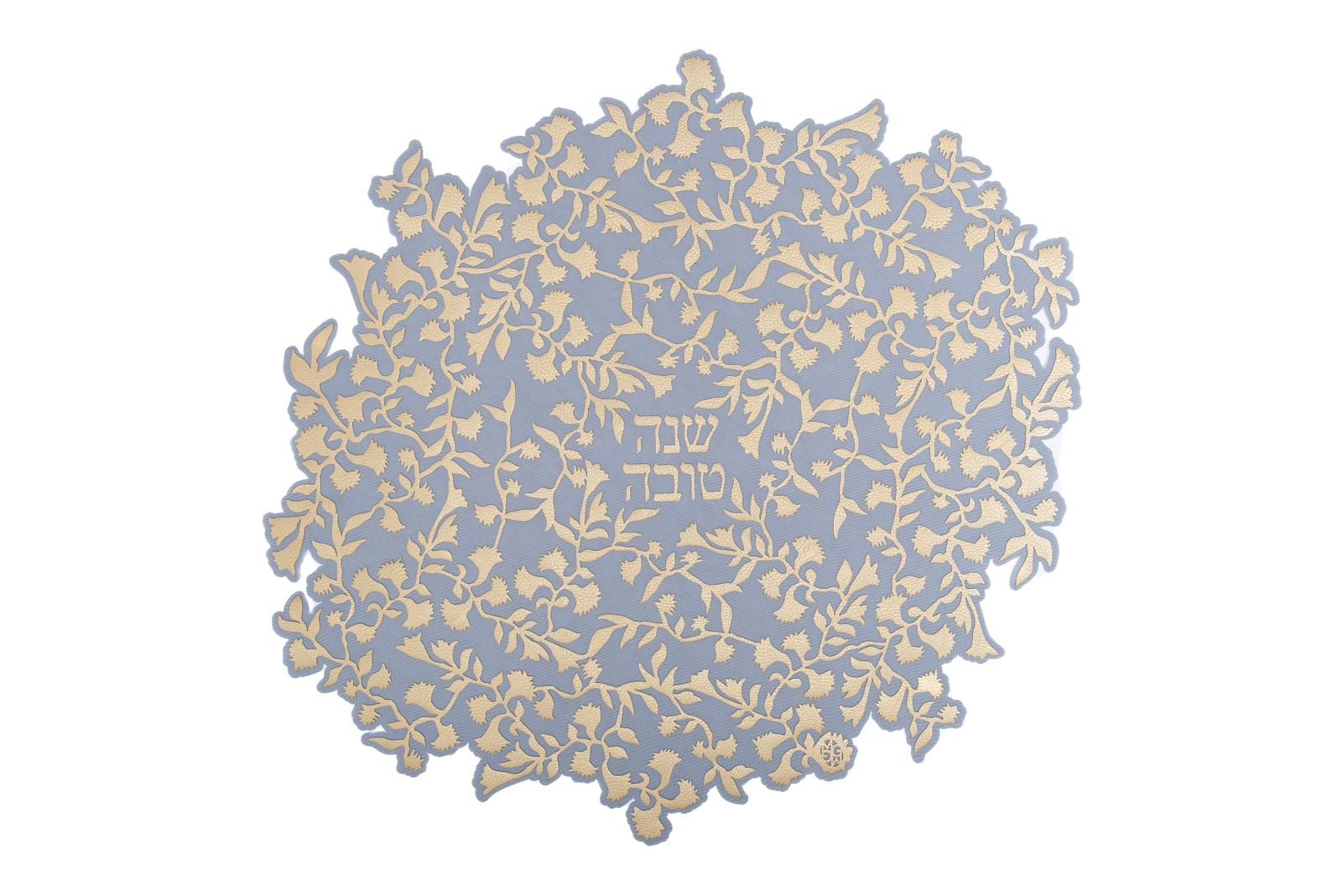Elegant Champagne Branch Challah Cover for Shana Tova - Perfect for Jewish Holidays, Shabbat & Home Decor