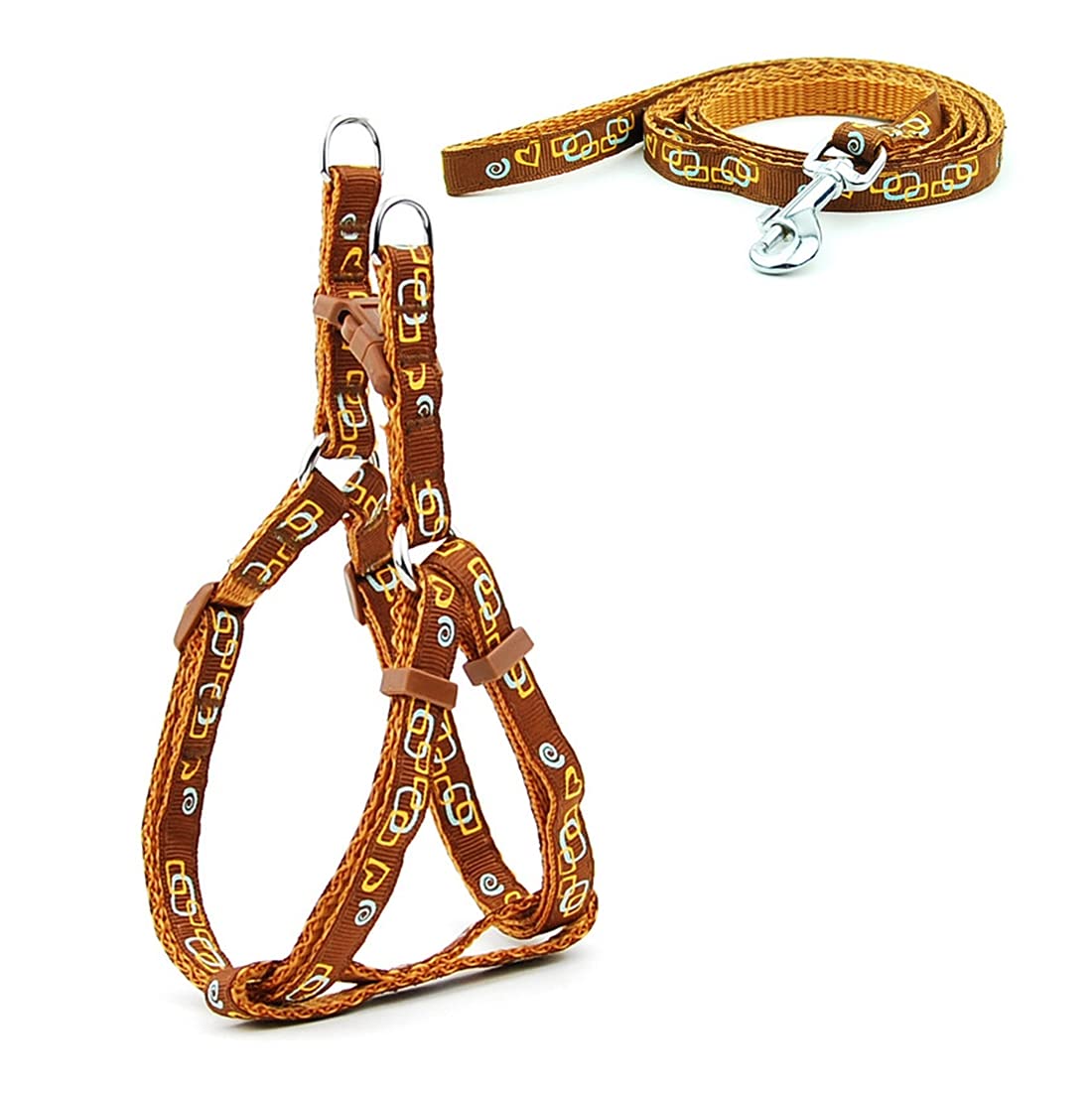 Premium Dog Harness and Leash Set - Adjustable Pet Harness for Small Dogs & Cats | Lightweight, Breathable & Secure | Perfect for Walking, Training & Outdoor Adventures