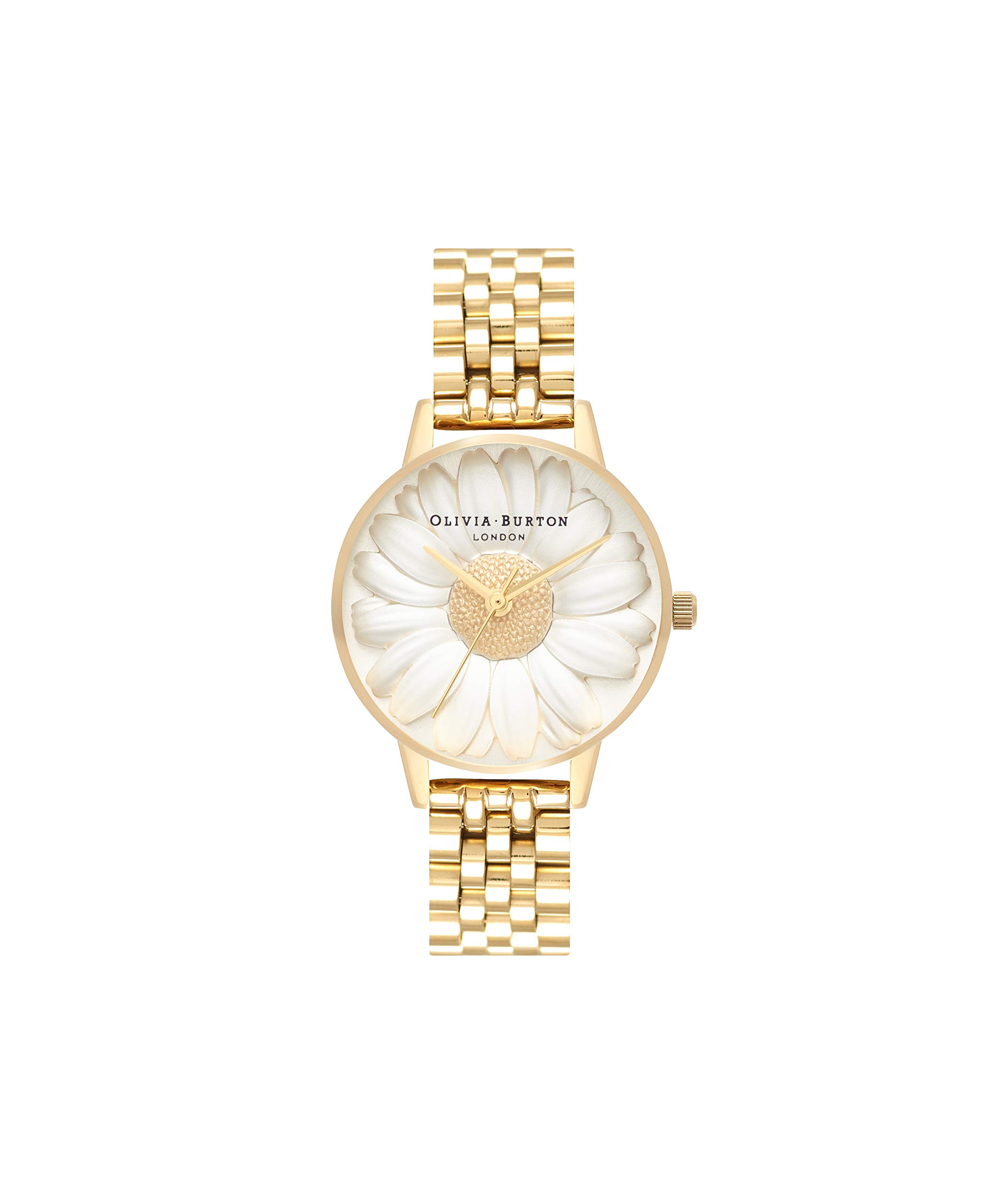 Olivia Burton Women's Gold Stainless Steel Bracelet Analogue Quartz Watch - OB16FS100 | Elegant Fashion Accessory for Everyday Wear & Special Occasions