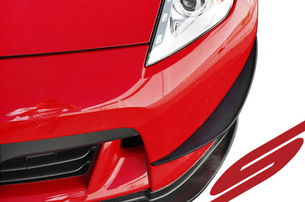 2009-2012 Nissan 370Z Z34 Front Canards Splitters - KB111213 - Aerodynamic Upgrade for Track & Street Performance