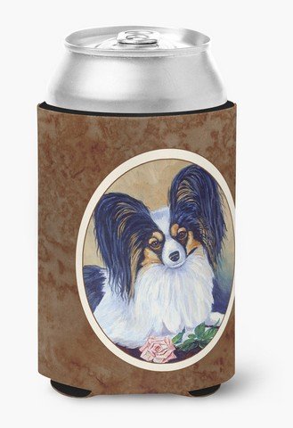 CoolCookware Papillon Rose Can & Bottle Hugger - Decorative Insulator for Cans, Bottles, and Jars - Perfect for Picnics, Parties, and Home Decor