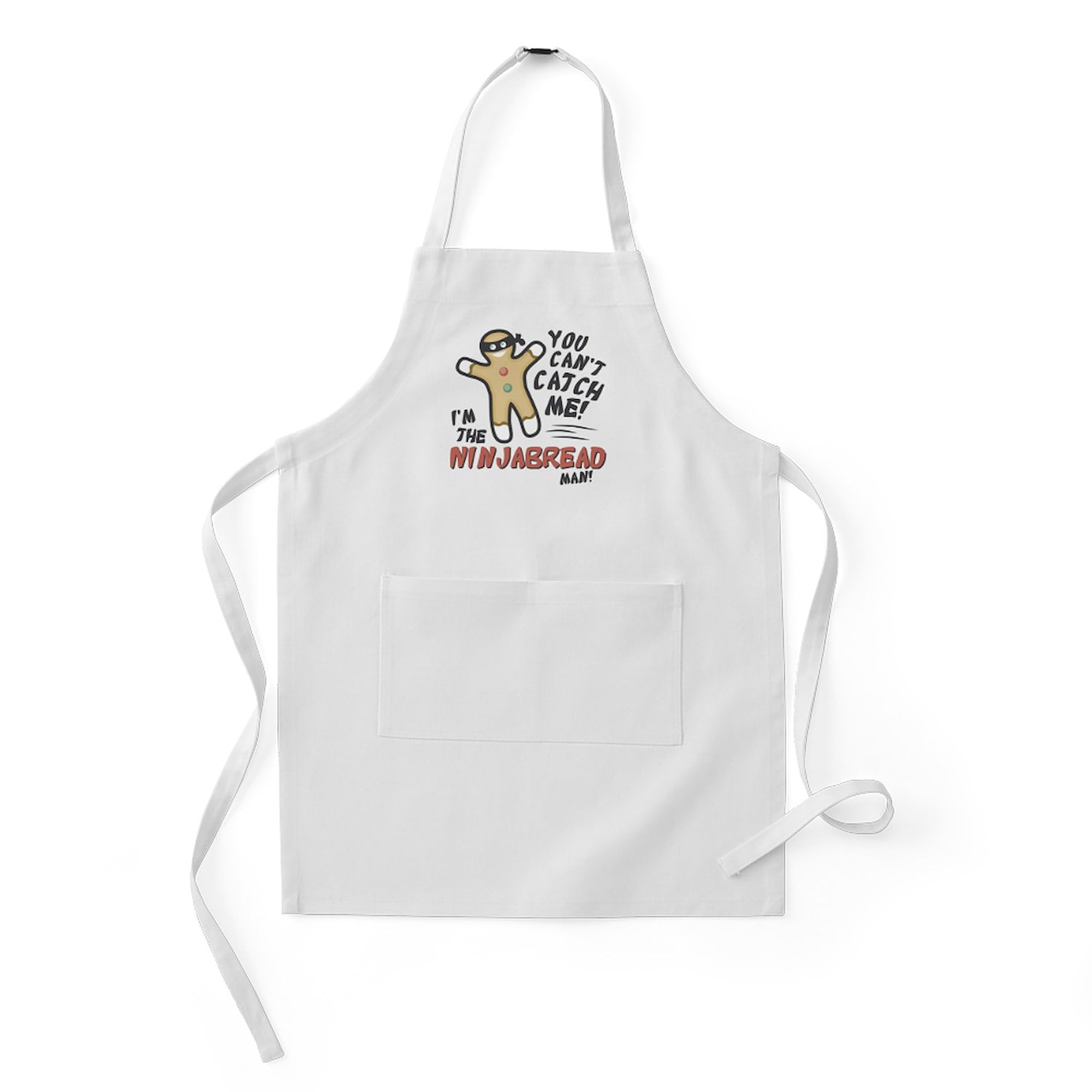 Ninjabread Man Kids Baking Apron - Fun & Durable Lightweight Apron for Children's Cooking & Baking Activities - Perfect for Holiday Baking, Birthday Parties & Family Kitchen Fun