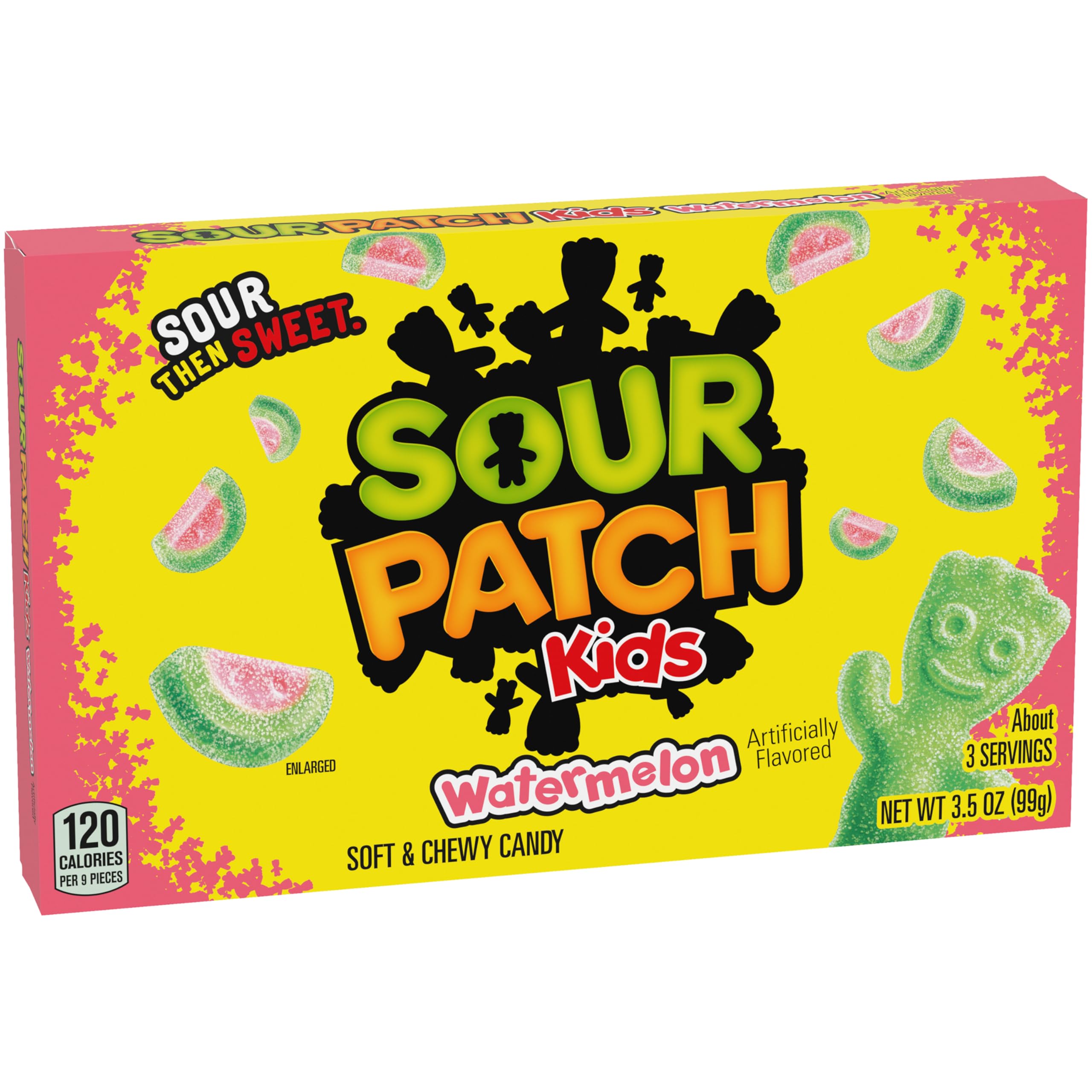Sour Patch Kids & Swedish Fish Candy Variety Pack - 15 Movie Theater Boxes for Easter Gifting