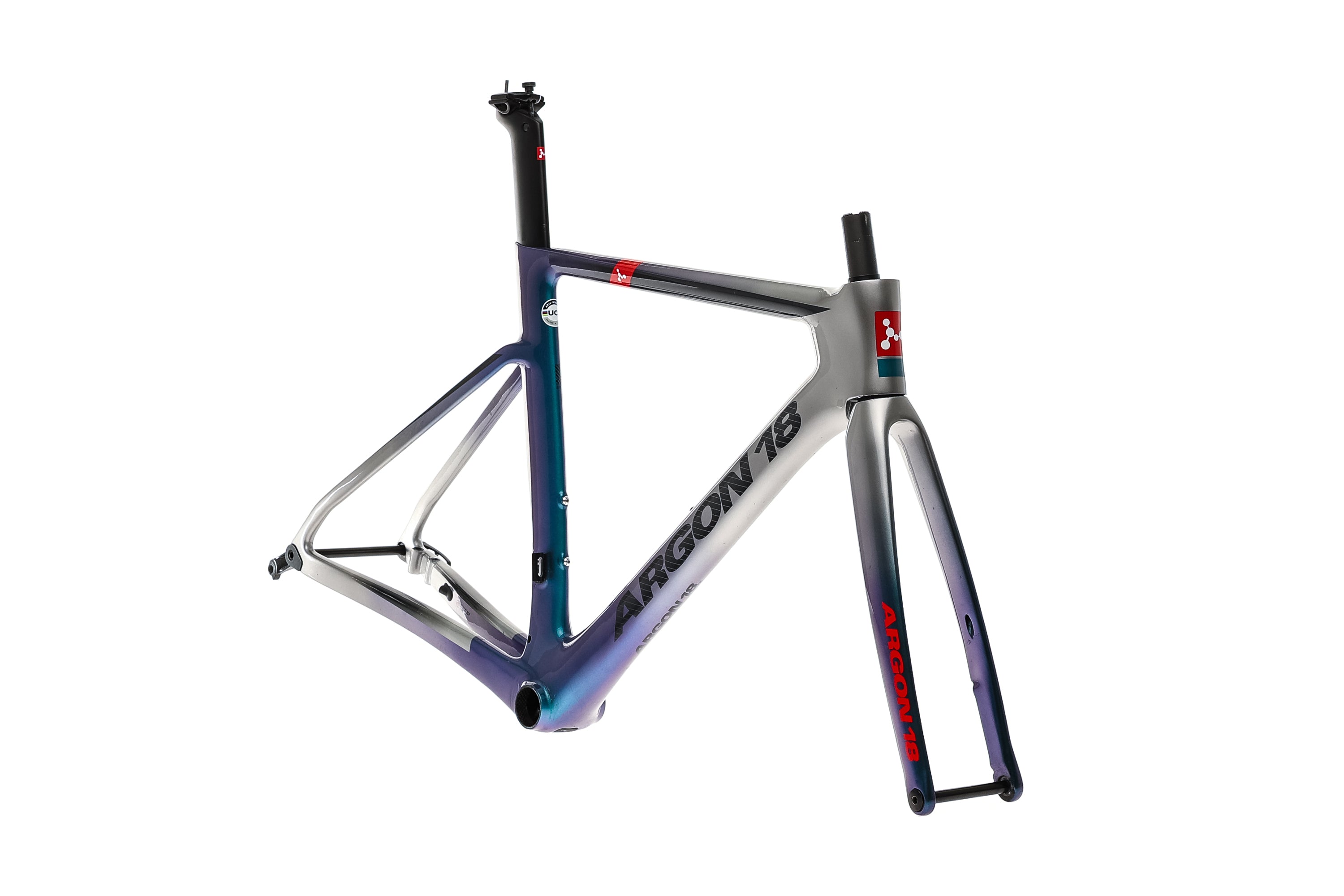 Argon 18 Nitrogen Disc Small Frameset 2021 - Lightweight Carbon Road Bike Frame for Racing & Endurance Cycling | Perfect for Competitive Road Racers & Long-Distance Riders