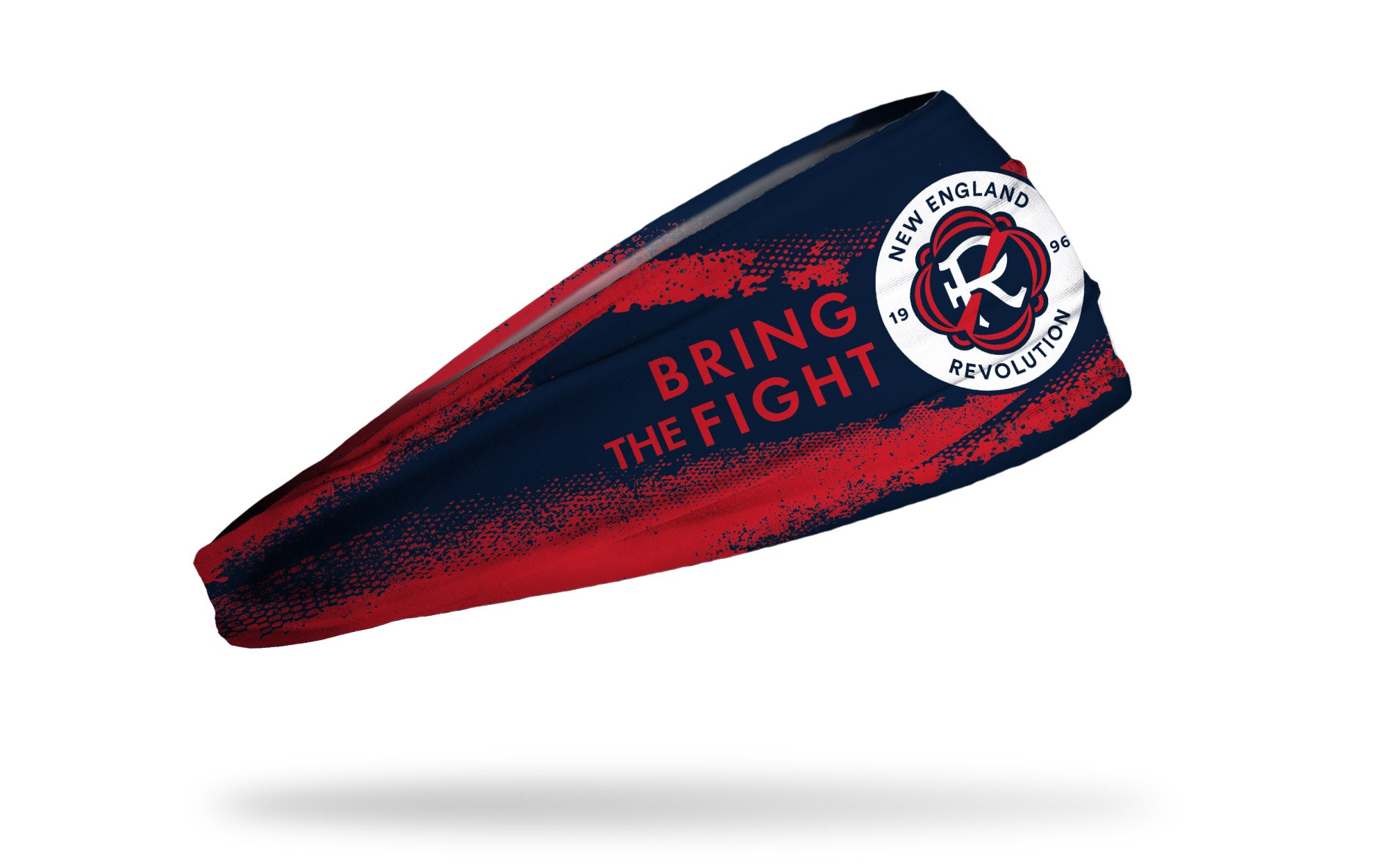 New England Revolution Rally Cry Big Bang Lite Headband - Adjustable Sports Headband for Running, Soccer & Workouts - Moisture Wicking & Breathable Design