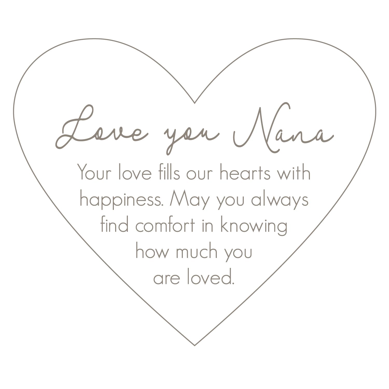 Pavilion Gift Company The Comfort Blanket 19509 - Soft Plush Throw Blanket 'Love You Nana' for Cozy Nights & Gifts | Perfect for Grandma, Home Decor & Cuddling