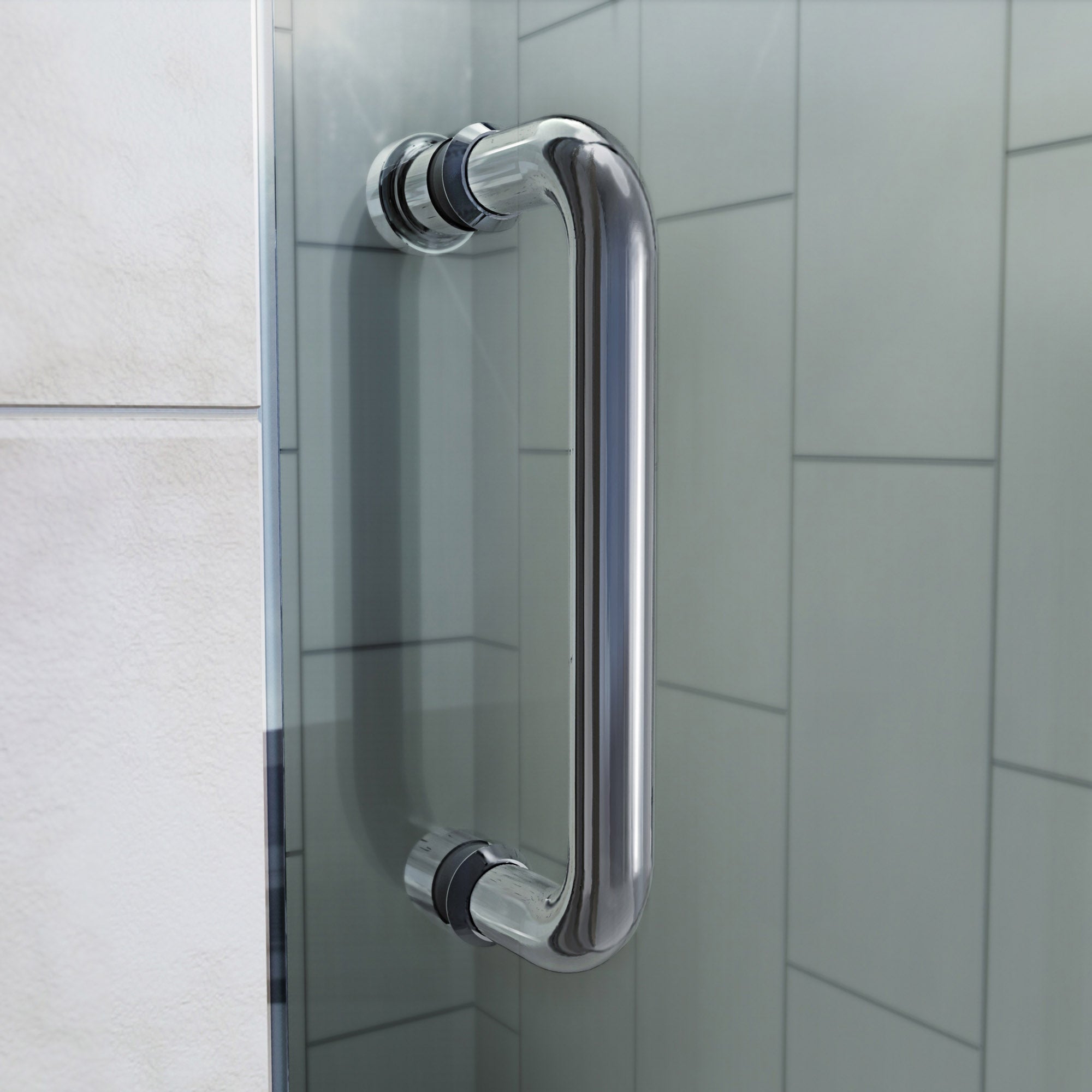 DreamLine Flex 32x32x74.75 Inch Semi-Frameless Pivot Shower Door & SlimLine Base Kit - Easy Installation for Modern Bathroom Renovation
