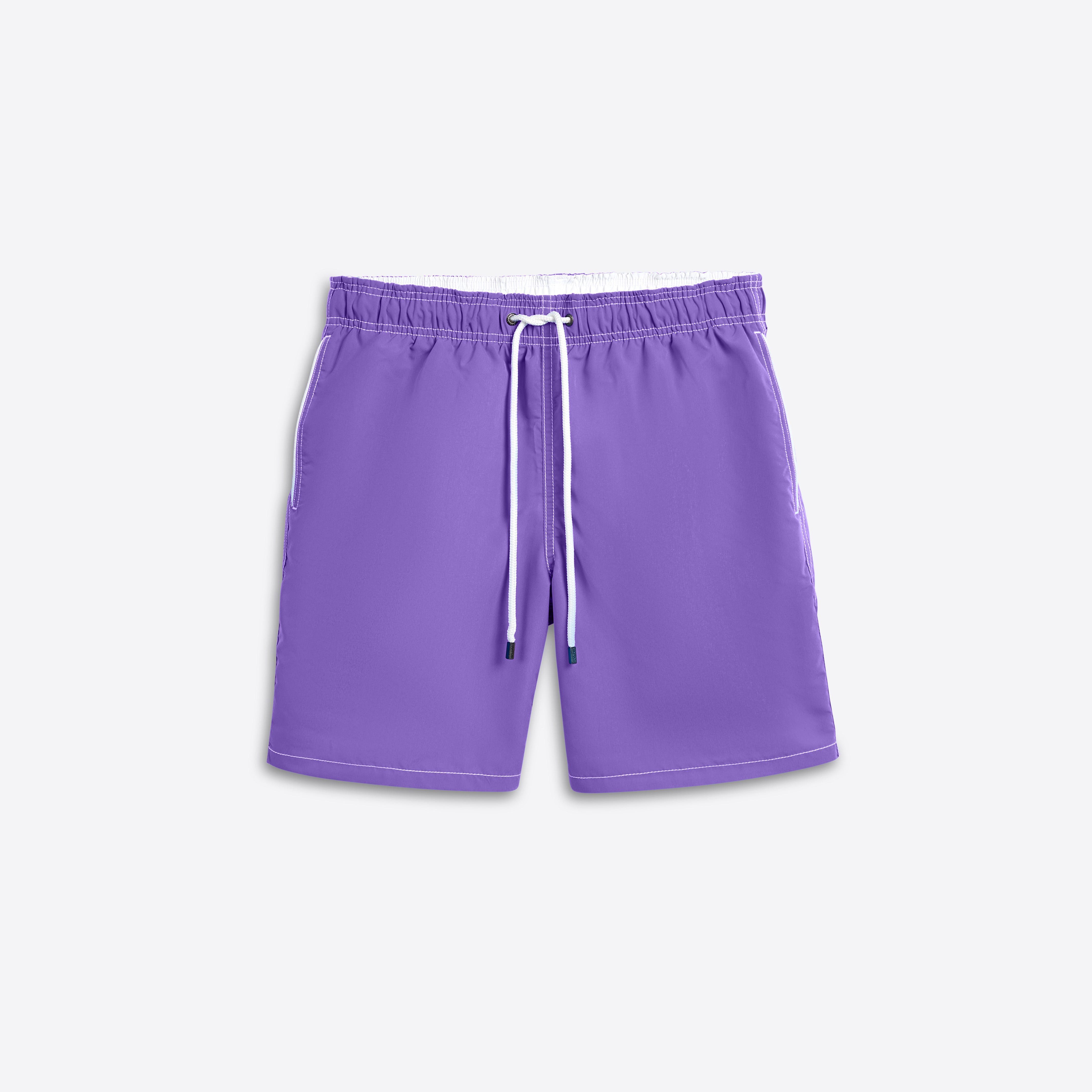 CLYDE Men's Solid Color Swim Trunks - Quick Dry Comfortable Beach Shorts for Swimming, Surfing & Summer Vacations