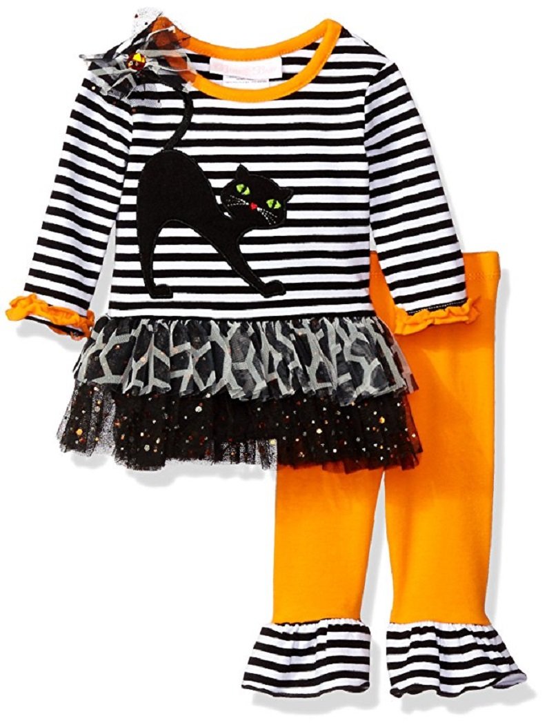 Bonnie Baby Girls Holiday Dress & Legging Set for Christmas & Parties
