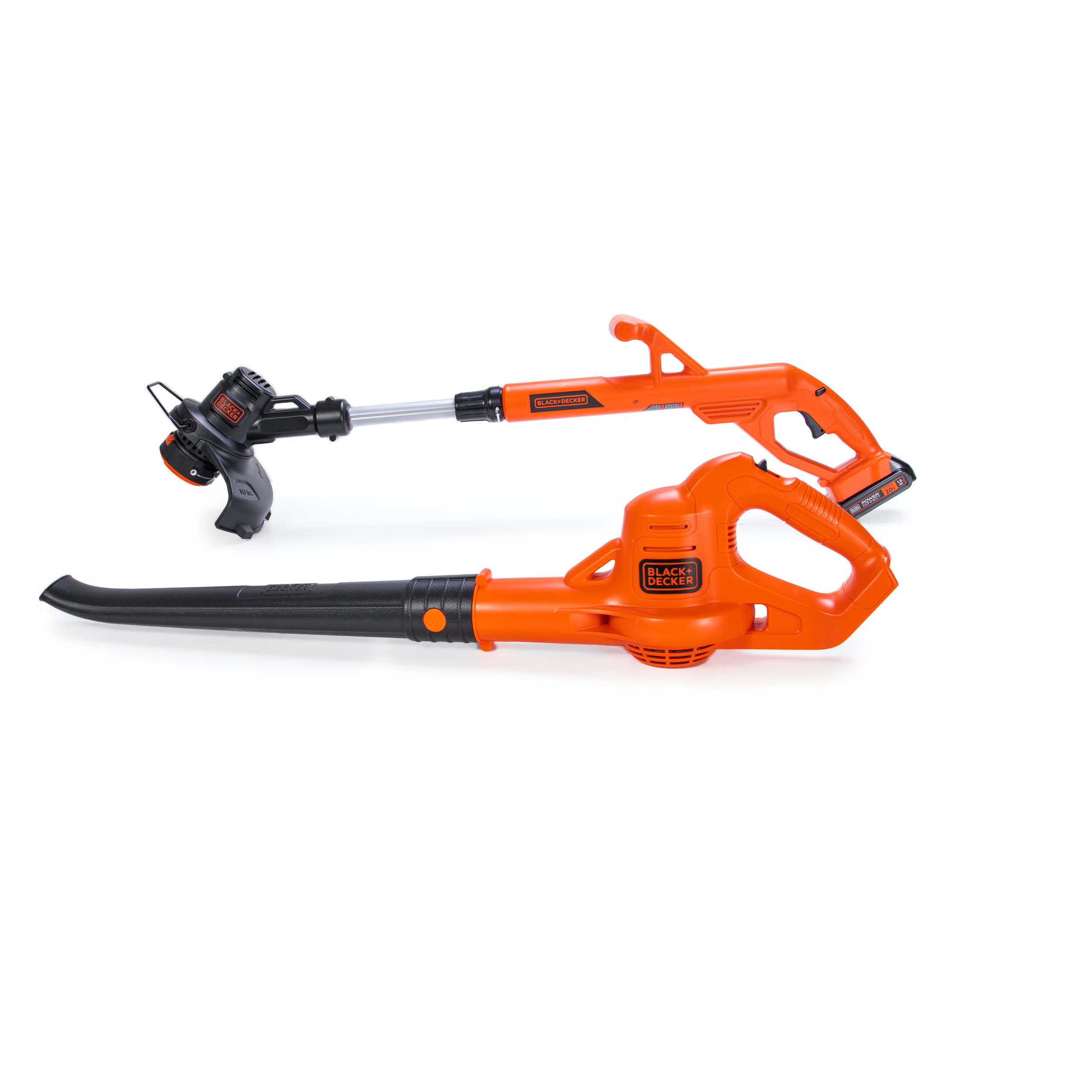 20V MAX* Lithium Cordless 10-Inch String Trimmer and Edger with Hard Surface Sweeper Combo Kit - Perfect for Lawn Care, Yard Maintenance and Driveway Cleaning