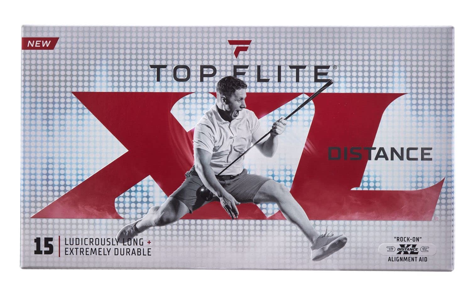 2022 XL Distance Golf Balls - 15 Pack | Long Range High Performance Golf Balls for Men & Women | Perfect for Driving Range, Tournament Play & Practice Sessions