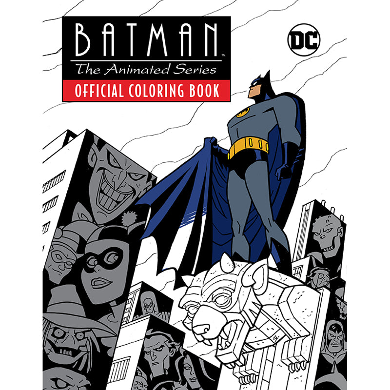Batman The Animated Series Coloring Book for Adults & Kids - DC Comics Superhero Art Therapy & Stress Relief - Perfect for Gifts, Relaxation & Fan Collections