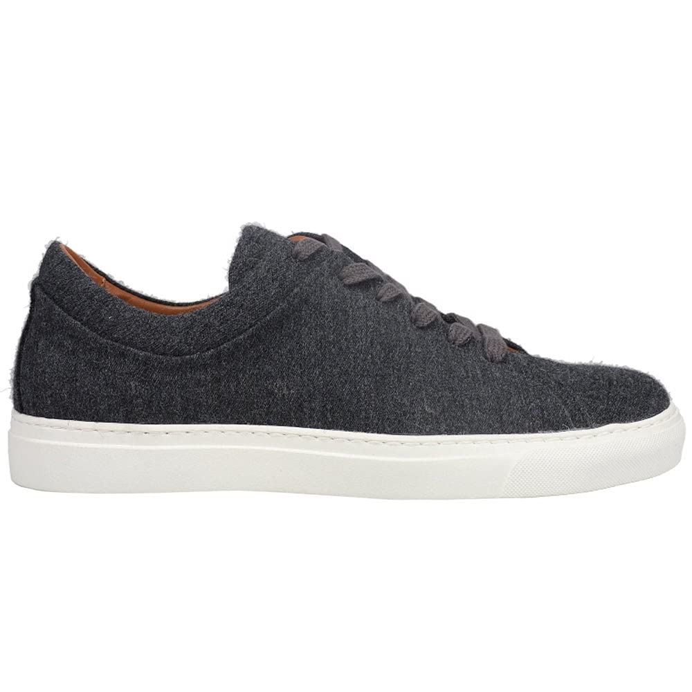 Aquatalia Men's Alaric Soft Wool Lace-Up Sneakers - Comfortable Casual Shoes for Walking & Travel - Blue