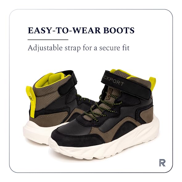 Rockport Kids Basketball Sneakers for School & Sports - High Top Athletic Shoes