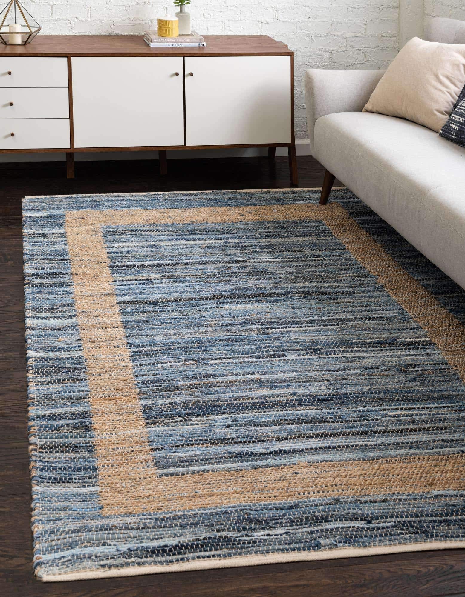 Unique Loom Chindi Jute Collection 5'1