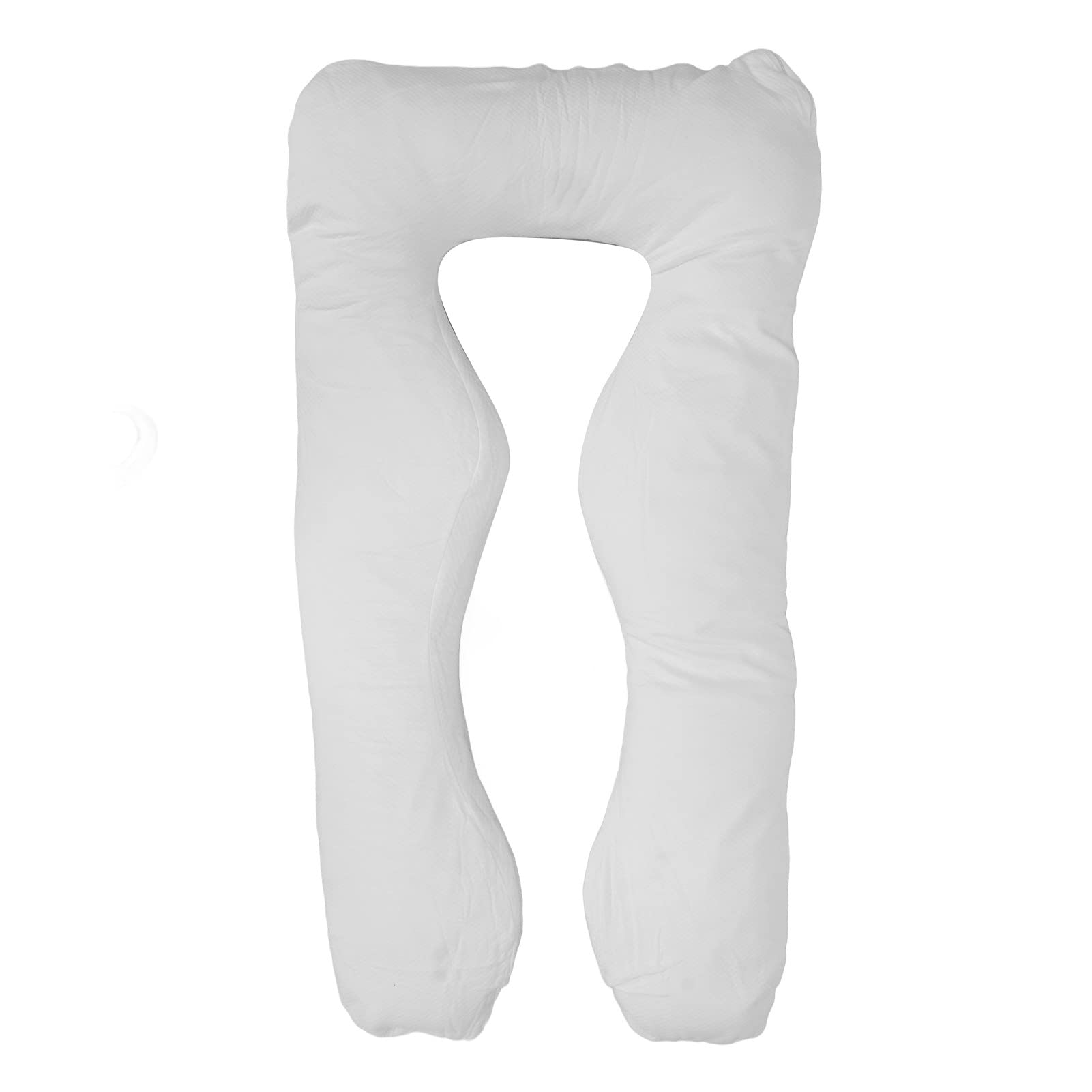 **Topyond U-Shaped Pregnancy Pillow for Maternity Support - 100% Cotton Body Pillow for Pregnant Women, Comfortable Sleeping Aid for Side Sleepers & Back Pain Relief - Perfect for Bed, Couch & Nursery**