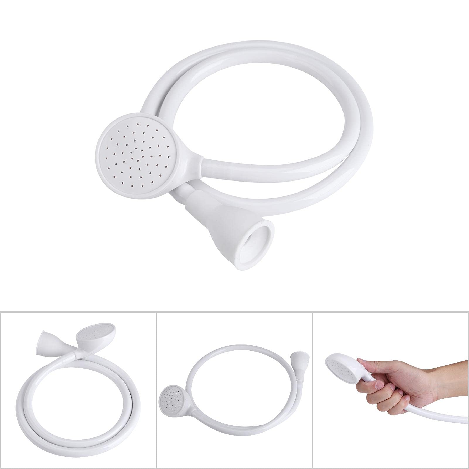 Portable Handheld Shampoo Sprayer - Adjustable Faucet Hose Sprayer for Baby Bathing, Pet Washing & Hair Care | Perfect for Sink, Shower & Travel Use