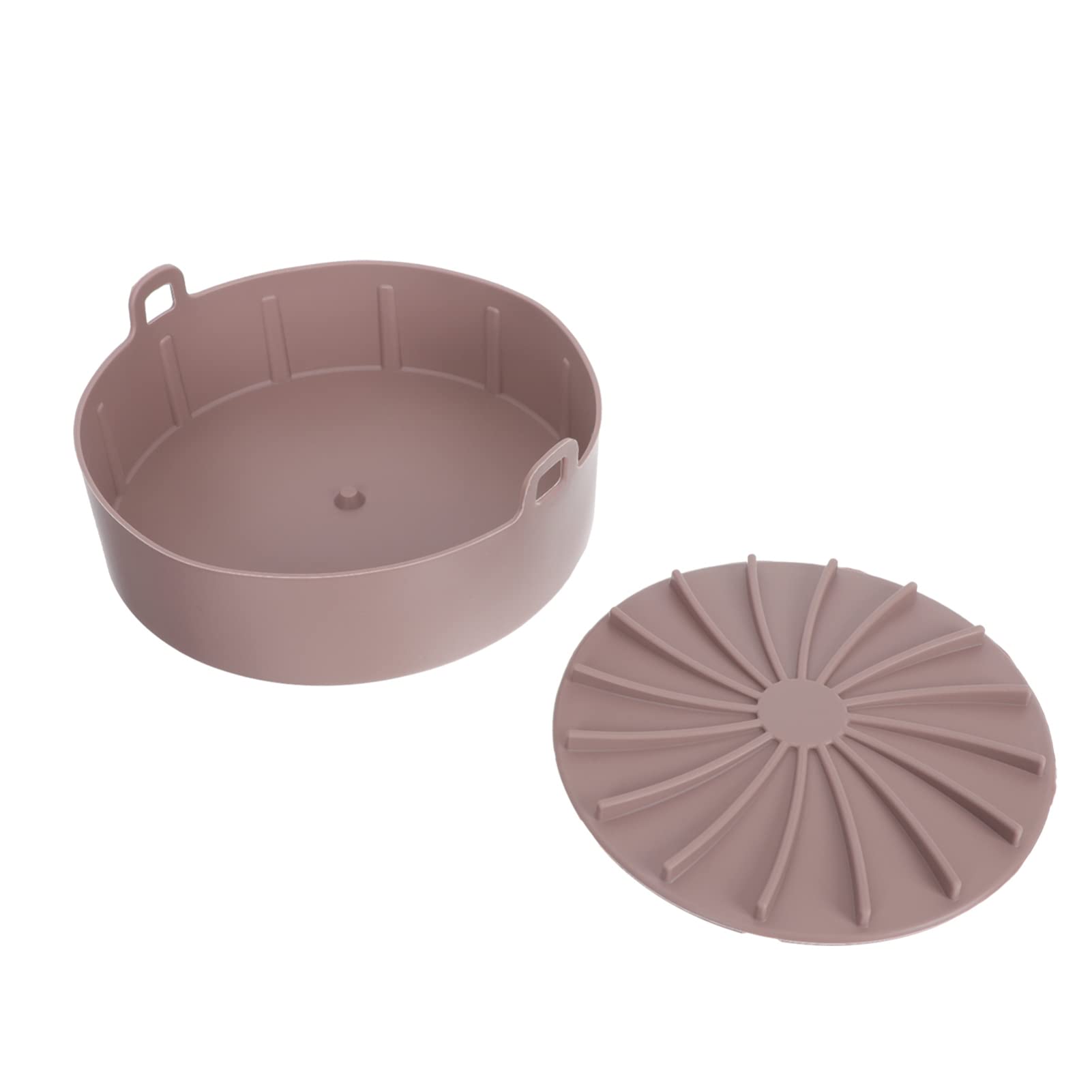 **Angoily 19cm Round Silicone Air Fryer Basket Liner - Non-Stick Replacement for Parchment Paper, Easy Clean Accessory for Air Fryers & Ovens (Perfect for Bread, Fries & Healthy Cooking)**