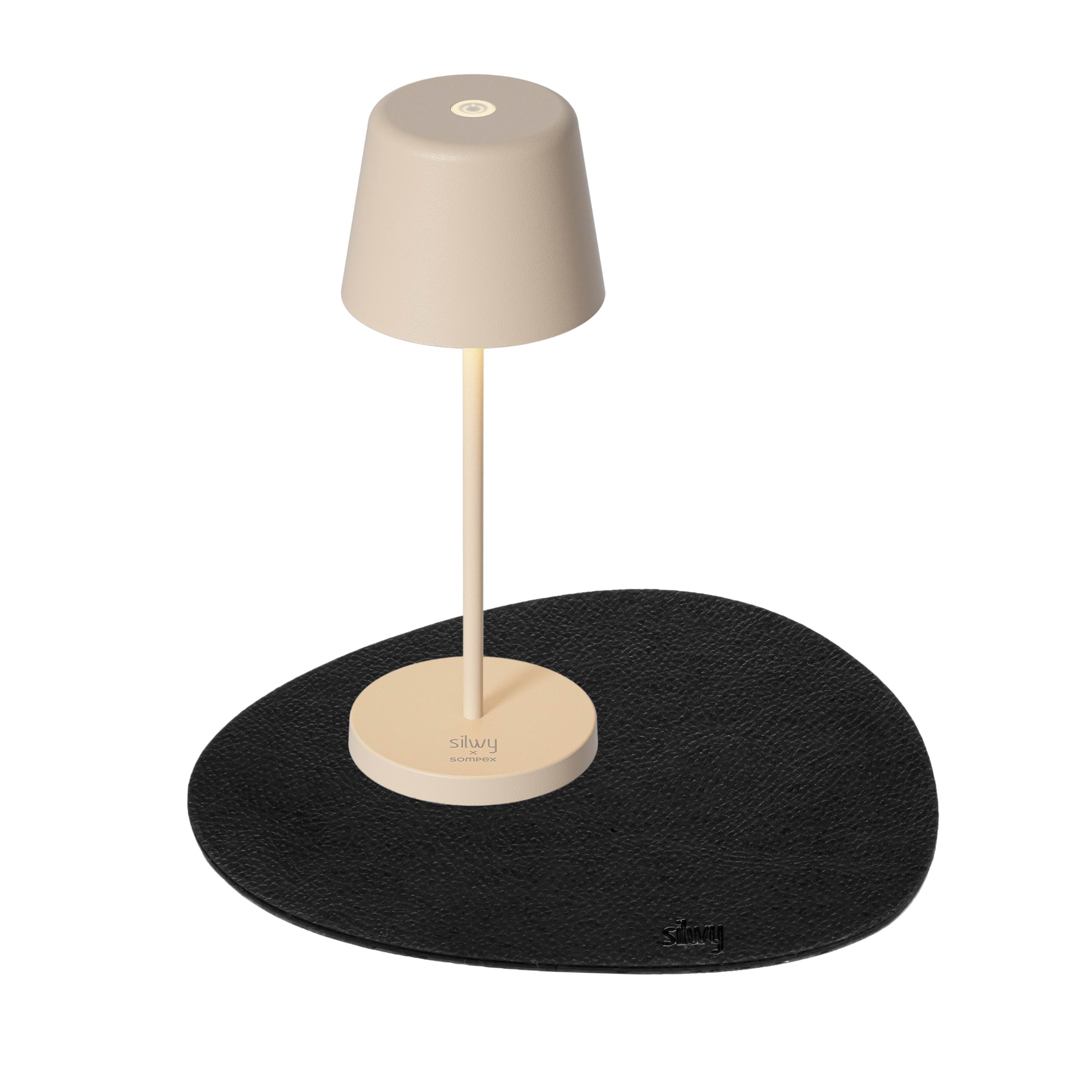 MONACO SAND Magnetic LED Light with Placemat - Perfect for Kitchen Countertops, Dining Tables, and Home Decor