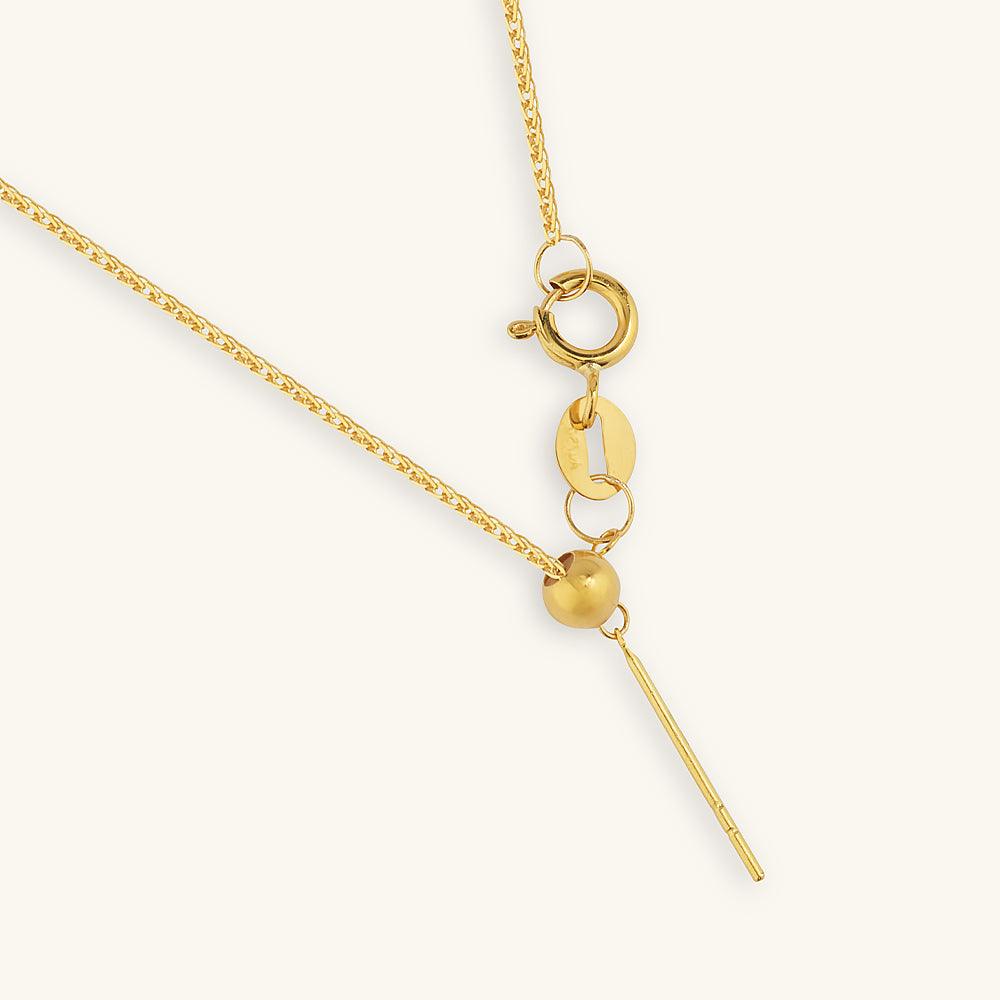 Elegant 18K Gold Slim Bar Pendant Necklace for Women - Perfect for Everyday Wear, Date Nights & Special Occasions