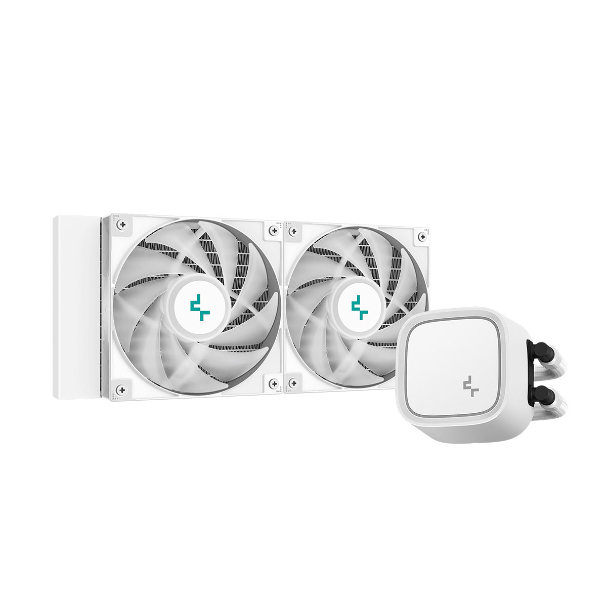 Deepcool LE520 240mm ARGB AIO Liquid CPU Cooler - White | High-Performance Water Cooling System for Gaming PC & Workstation | Perfect for Overclocking & Silent Operation