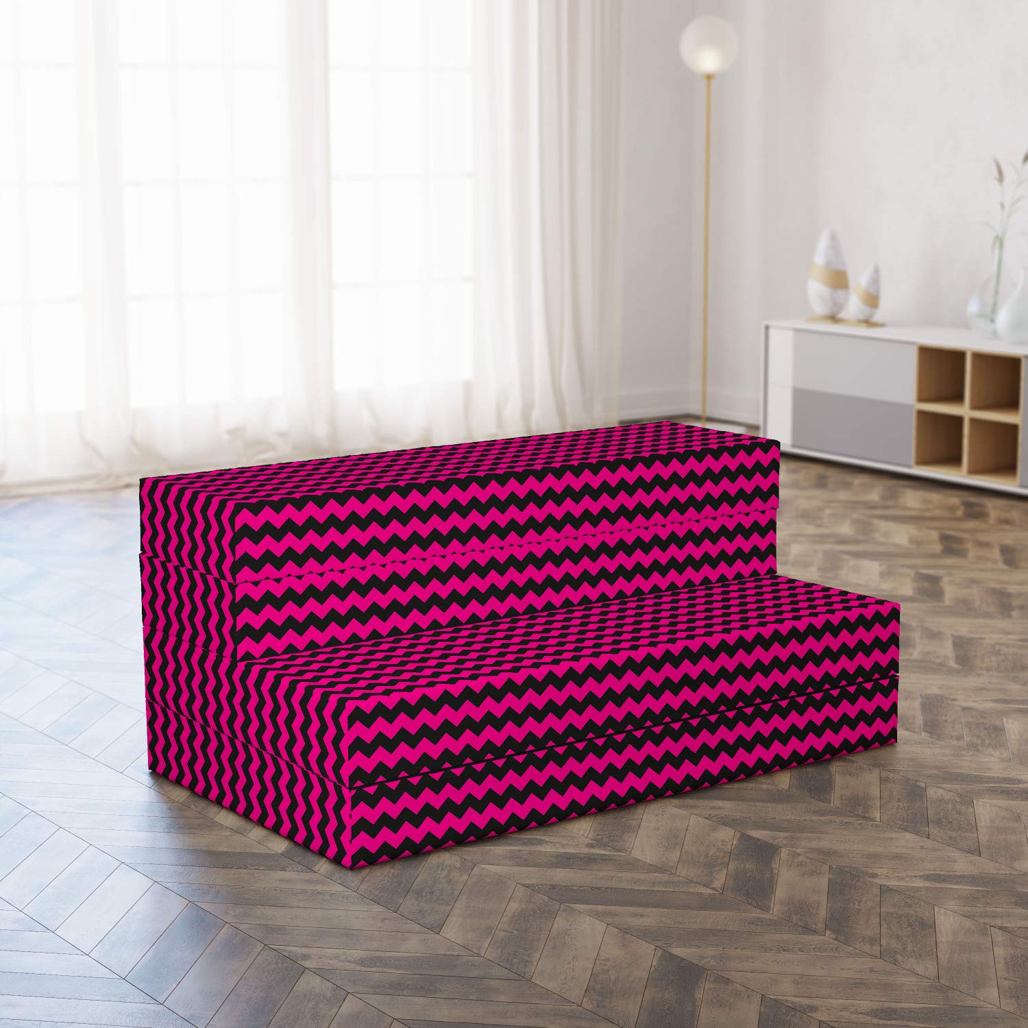 Ambesonne Foldable Mattress for Teen Room - 78.7