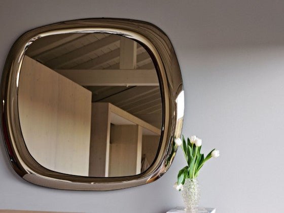 Midj Bold Mirror - Bauhaus Inspired Wall Mirror for Modern Home Decor | Perfect for Living Room, Bedroom & Entryway