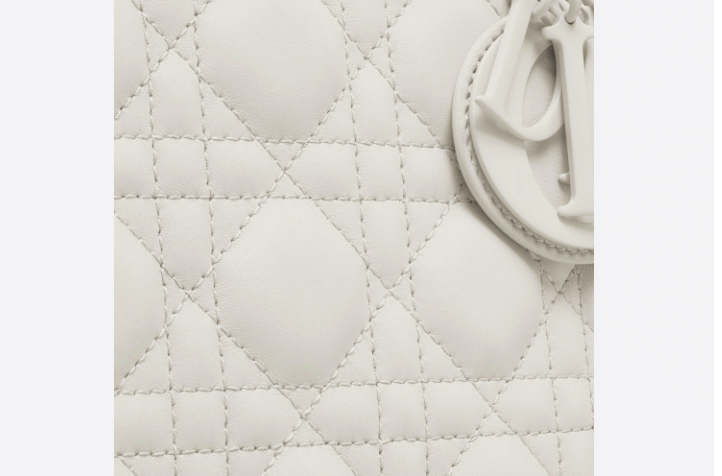 Dior Lady Ultra Matte Medium Handbag in White - Elegant Designer Tote for Women, Perfect for Work, Parties & Everyday Use