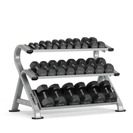ST800DR3 Adjustable Dumbbell Rack - Heavy Duty Home Gym Equipment for Weight Training & Strength Workouts - Perfect for Garage, Basement, or Home Fitness Studio