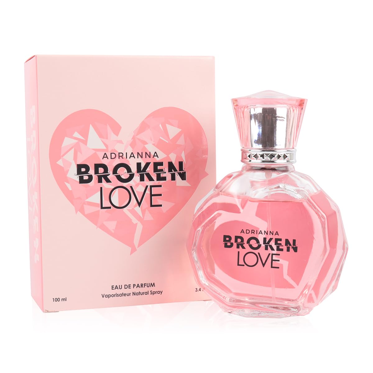 Adrianna Broken Love Eau De Parfum for Women - 3.4 oz Floral Fragrance Spray Perfume - Long Lasting Romantic Scent for Date Night, Evening Out & Special Occasions