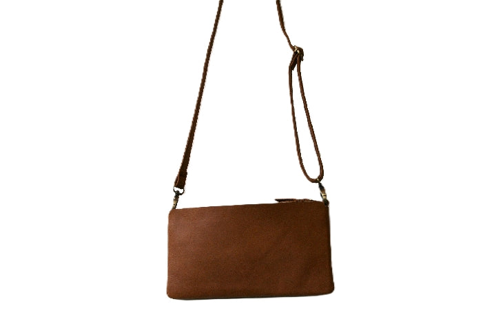 Stylish Tan Oblong Crossbody Bag for Women - Perfect for Work, Travel & Everyday Use