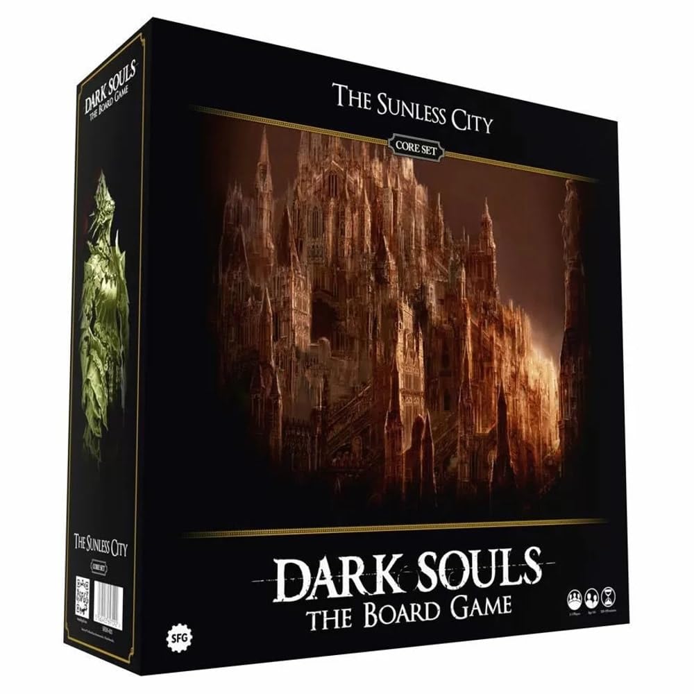 Dark Souls: The Board Game – The Sunless City Core Set | Strategic Fantasy Adventure Game by Steamforged Games | 1-3 Players | 120-150 Min Playtime | Perfect for Family Game Night & Adult Game Parties | Ages 14+ | Ideal for Dark Fantasy Lovers & Tabletop RPG Enthusiasts