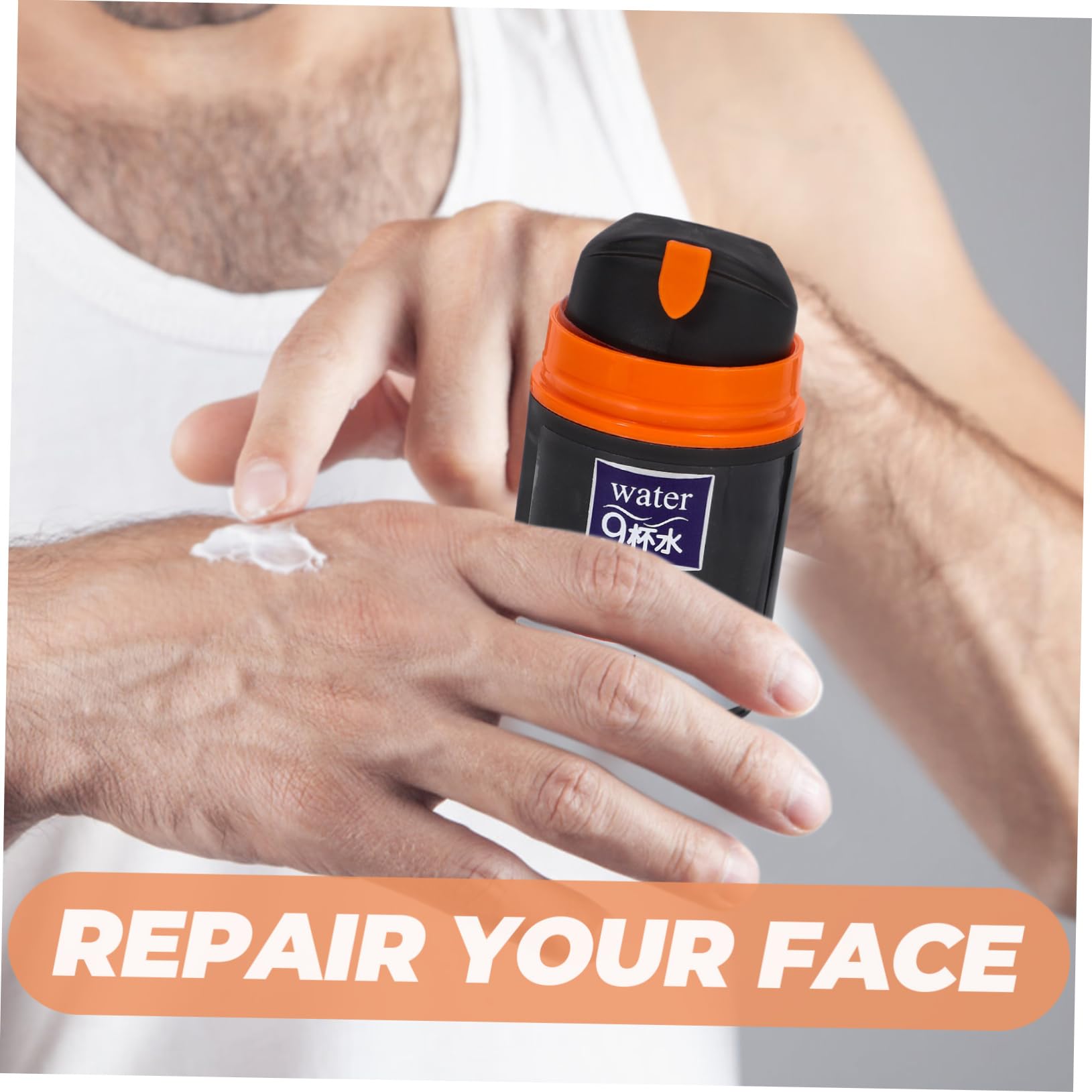 Nourishing Face Cream for Men - Hydrating Moisturizer with 8 Cups of Water Formula | Daily Skincare for Dry Skin & Morning Routine