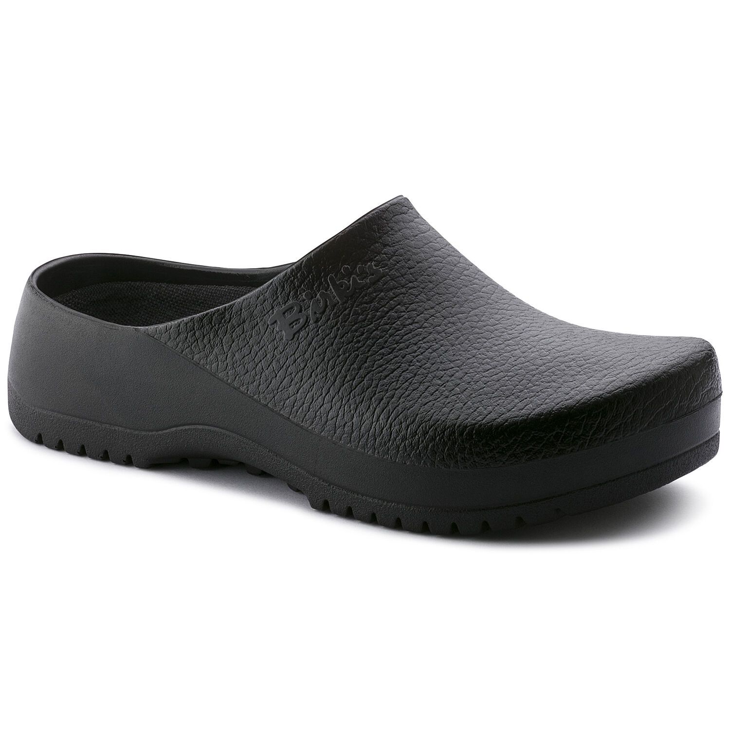 BIRKENSTOCK SUPER BIRKI Black Unisex Clogs - Comfortable Slip-Resistant Kitchen & Garden Shoes for Men & Women