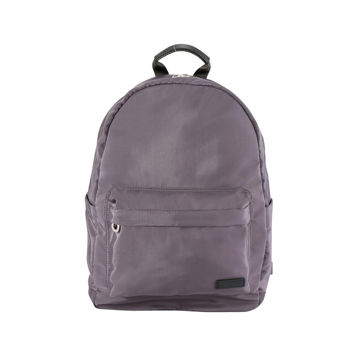 LOG ON Poly Large Backpack - Lightweight Durable Travel Backpack for Men & Women, Dark Gray (496g) - Perfect for Hiking, School, Work & Daily Commute