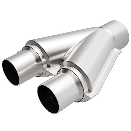 Magnaflow 10758 2.5 Inch Stainless Steel Exhaust Y-Pipe - High Performance Replacement for Trucks & SUVs - Perfect for Off-Roading & Towing Applications