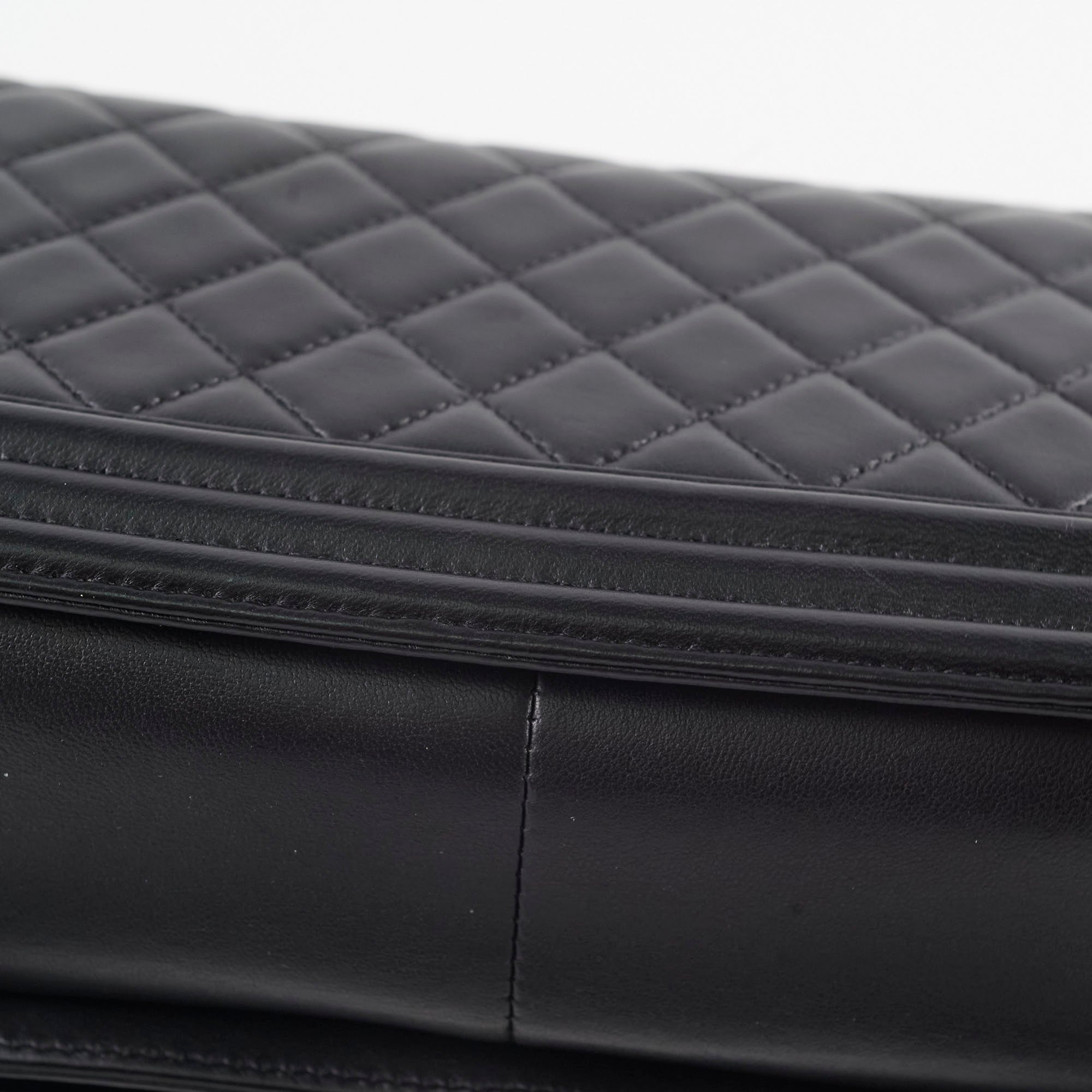 Chanel Old Medium Lambskin Boy Black Series 19 Bag - Luxury Designer Handbag for Women | Perfect for Evening Events, Parties & Special Occasions