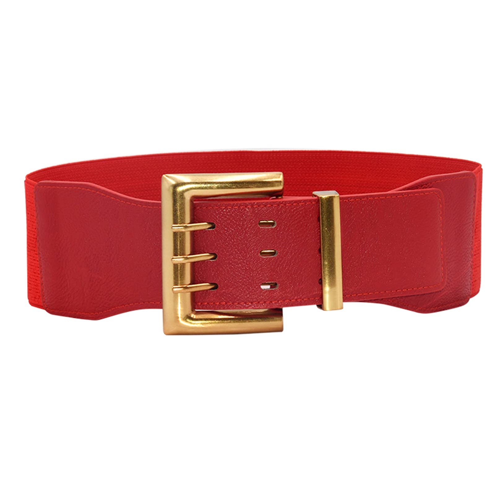 Women's & Men's Stretch Waist Belt - Wide Elastic Fashion Waistband with Buckle for Dresses, Pants & Jeans | Adjustable Comfort for Casual & Formal Outfits