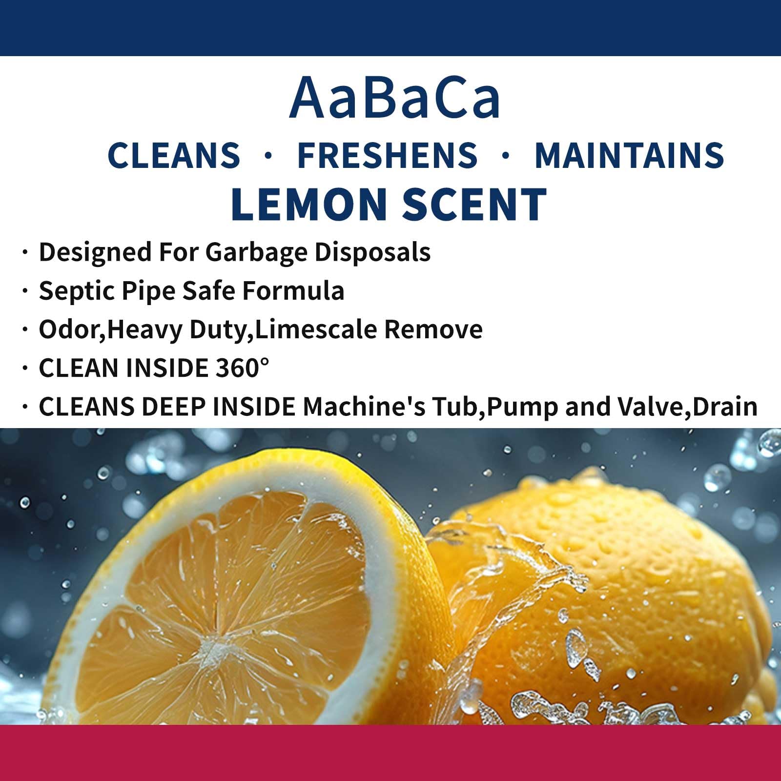 **90 Count Lemon Scent Garbage Disposal Cleaner Tablets – Low Foaming, Powerful Drain & Sink Cleaner for Kitchen – Eco-Friendly, Long-Lasting, Easy Rinse – Freshens & Deodorizes for a Cleaner Home**    *(Perfect for maintaining kitchen hygiene, eliminating odors, and preventing clogs in sinks and garbage disposals.)*
