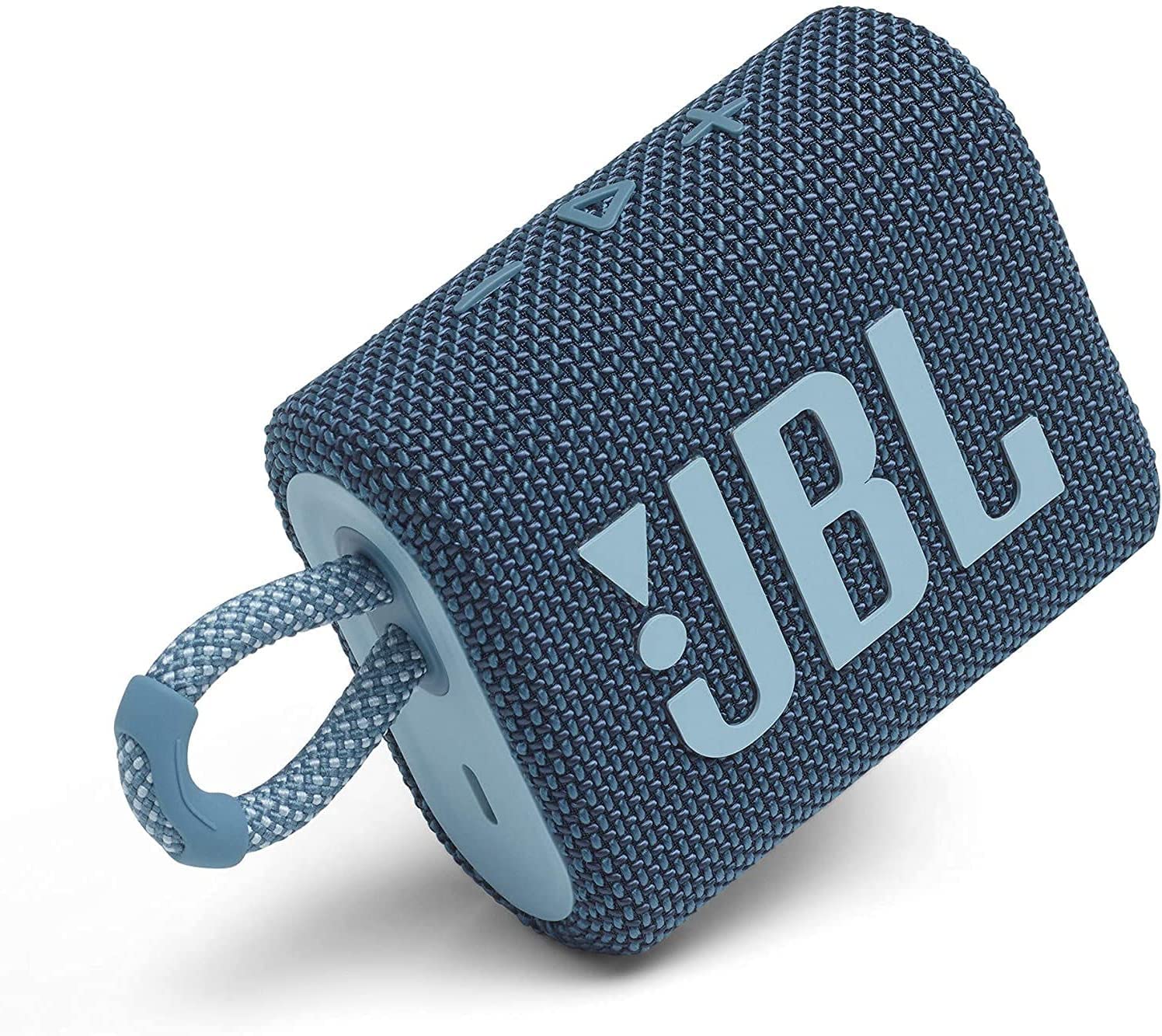 JBL GO 3 Waterproof Wireless Bluetooth Speaker - Portable Mini Speaker with 5 Hours Playtime, IP67 Dustproof & Shockproof - Perfect for Beach, Pool, Hiking & Outdoor Adventures (Renewed, Blue)