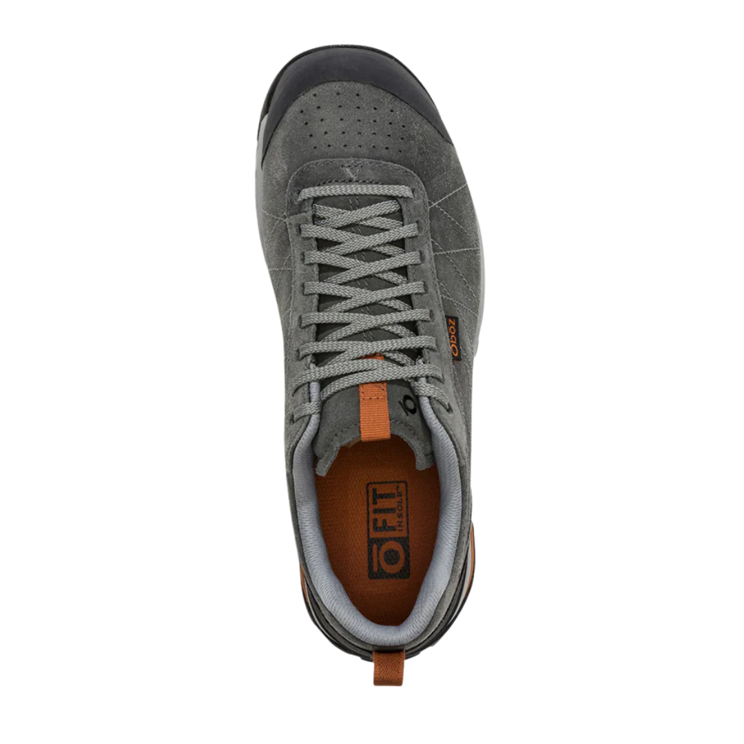 Bozeman Men's Low-Top Sneakers in Charcoal - Regular Width for Casual Wear & Everyday Comfort
