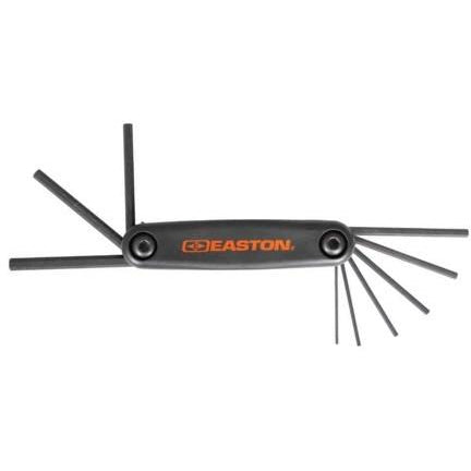 Easton Pro Allen Wrench Set - 9-Piece Standard Hex Key Set for Bikes, Furniture & DIY Projects - High-Quality Steel Tools for Home & Workshop Use
