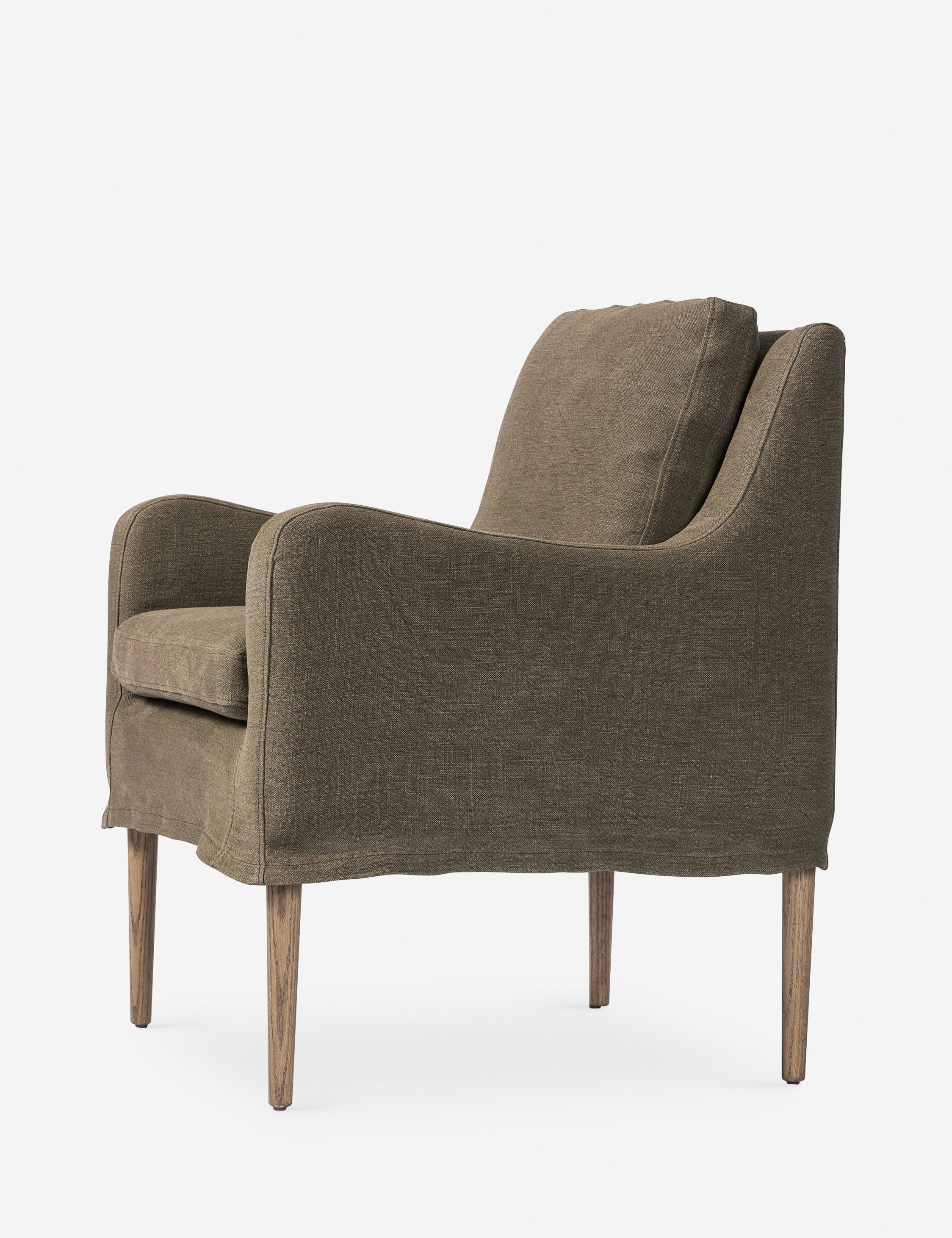 Aurelia Dining Chair by Amber Lewis x Four Hands - Modern Wooden Dining Chair for Kitchen, Dining Room & Home Decor - Perfect for Farmhouse, Rustic & Contemporary Interiors
