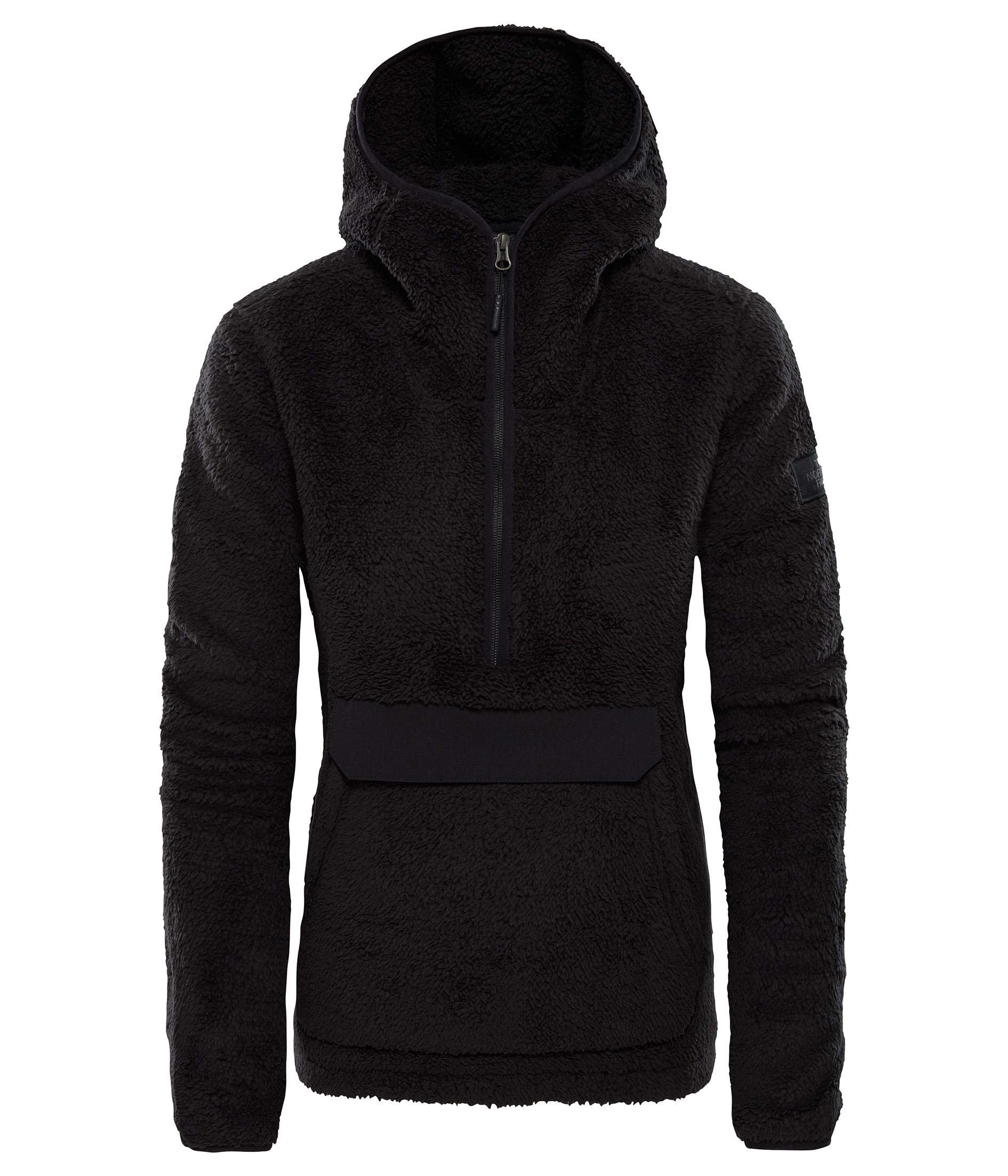 The North Face Women's Campshire Pullover Hoodie - Soft Fleece Jacket for Outdoor Activities & Casual Wear (Black, Small) | Perfect for Hiking, Camping & Everyday Comfort